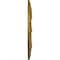 Ekena Millwork Kent Ceiling Medallion (Fits Canopies up to 5"), Hand-Painted Gold, 18"OD x 3 1/2"ID x 1 1/4"P CM18KEGLS - alternate 2
